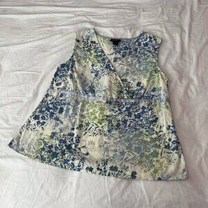 cottagecore floral milkmaid tank top